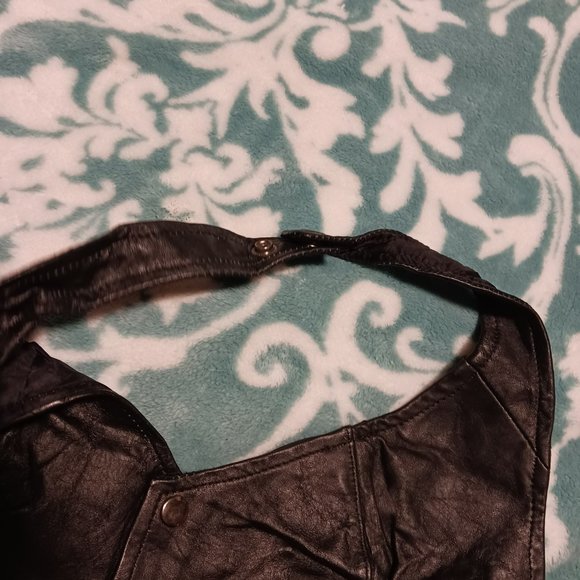 Leather Bralette (Adjustable/Stretch Bands) - Picture 2 of 4